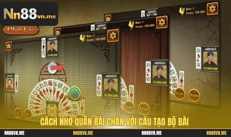 Cách Nhớ Quân Bài Chắn - Thủ Thuật Của Cao Thủ Chắn Làng 2 Cách nhớ quân bài chắn với cấu tạo bộ bài