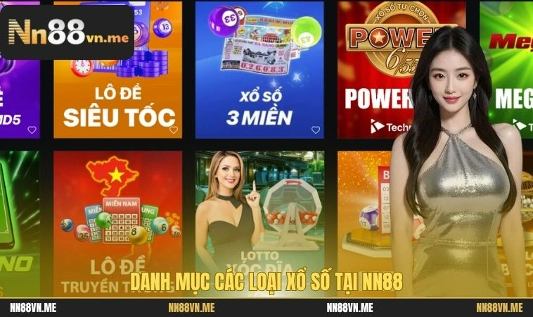 Danh mục các loại xổ số tại NN88